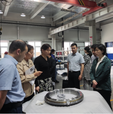 河南省科技廳黨組成員、副廳長陶曼晞一行實(shí)地調(diào)研洛陽鴻元軸承